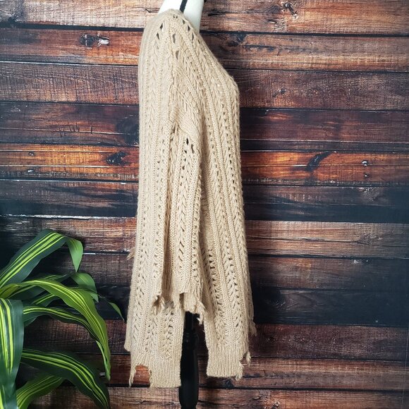 1 Happy Girl Sweater Handmade Indie Knit Pink Oversized Boho Soft Angora Blend - Picture 3 of 9